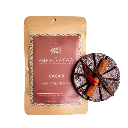 Mezcla de firma de cacao herbal
