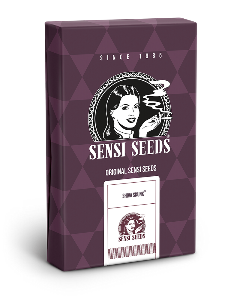 shiva skunk feminized cannabis seeds to grow package